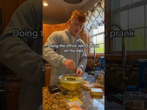 Putting My Dads Stuff In JELL-O!