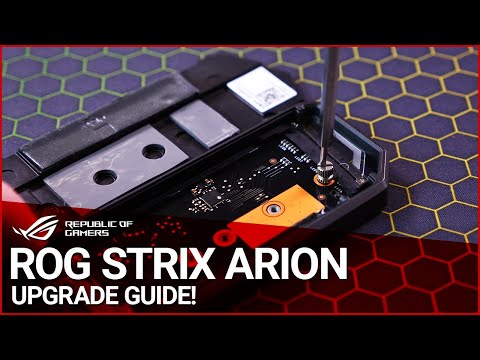 SSD Korpusas - ASUS ROG Strix Arion Lite, Juodas video