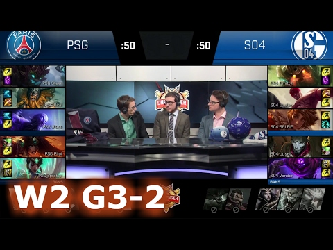 FC Schalke 04 vs Paris Saint-Germain | Game 2 S7 EUCS Spring 2017 Week 2 | S04 vs PSG G2