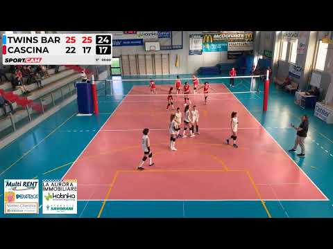 🔴LIVE Coppa U15: Twins Bar VCC vs Pall. Cascina