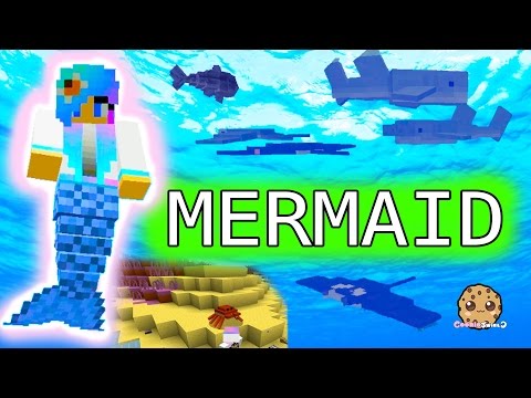 I'm A Mermaid - Cookieswirlc Minecraft Game Swimming Underwater Oceancraft Gaming Video
