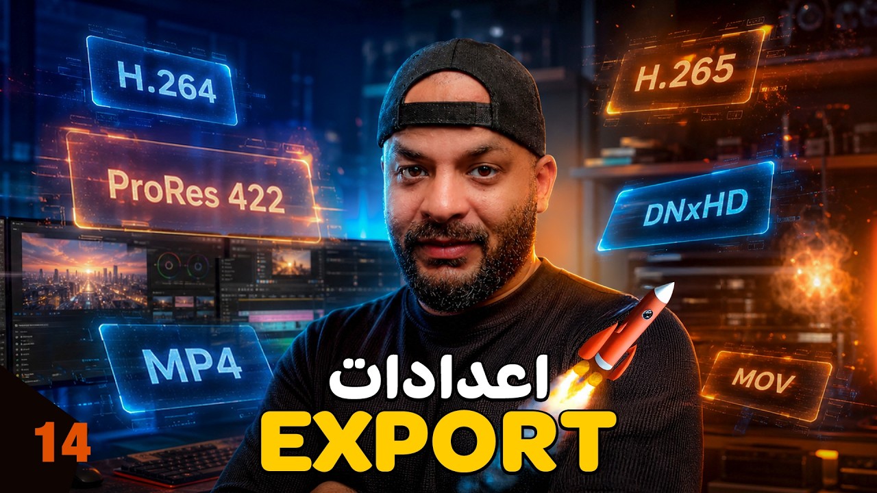 أفضل طريقة لتصدير الفيديو في دافنشي - Deliver in DaVinci Resolve