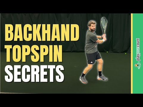 2 Tips To Get More Topspin On Your Backhand