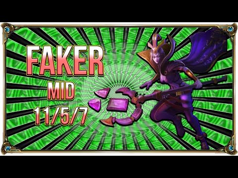 SKT T1 Faker: LeBlanc vs Lissandra - KR Flex 5vs5 Highlights