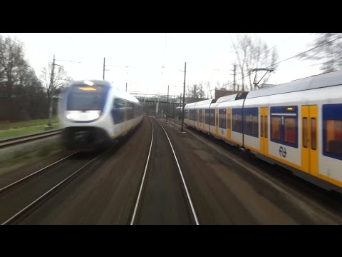 DUTCH TRAINS: ROLLING STOCK CAB VIEW parallel action compilation 2012
