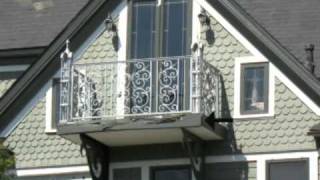 Water Damaged Exterior Balcony With Wood Rot - Victorian Home