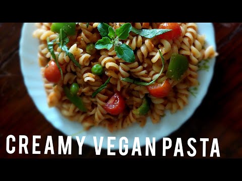 Creamy Vegan Pasta๐ without Onion and Garlic