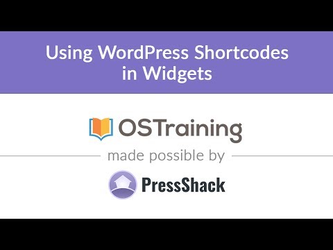 WordPress Development Lesson 30 Using WordPress Shortcodes in Widgets