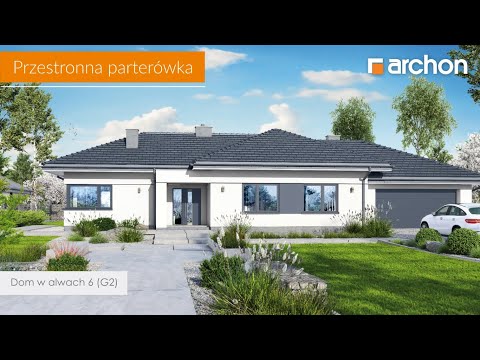Dom w alwach 6 (G2) – Przestronna parterówka I ARCHON+ Projekty Domów