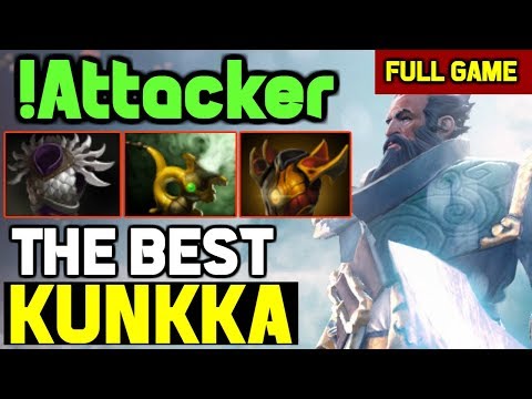 OMG! MID Huskar Totally Destroyed by Attacker Kunkka - Full Defensive Items Build