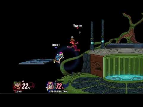 [SSF2] Falcon v Luigi 3x knee