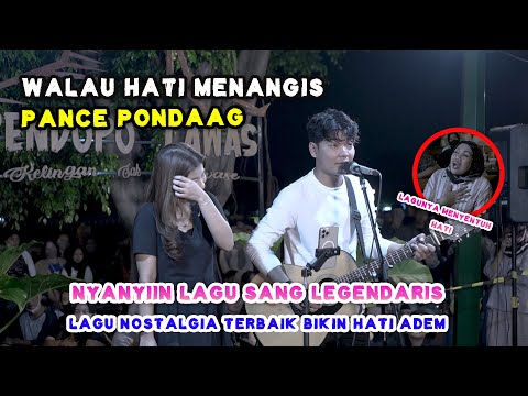 WALAU HATI MENANGIS - PANCE PONDAAG (LIVE) PENDOPO LAWAS | TRI SUAKA FT. NABILA MAHARANI