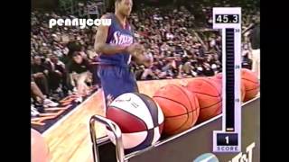 Allen Iverson NBA All Star Weekend Special: 3 point contest FULL Highlights (2000)