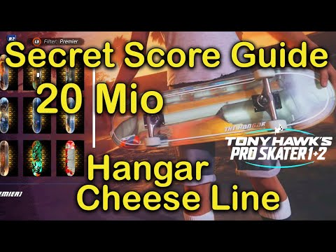 Tony Hawk's Pro Skater 1+2 Secret Score Guide // Hangar 20 Mio / THPS Tipps & Tricks