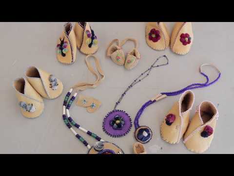 Moose Hair Tufting Chloe Bluebird Mustooch, Urban Access Project, Emily Carr University