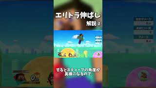 【30秒解説】エリトラ伸ばしという技について②【スマブラSP】