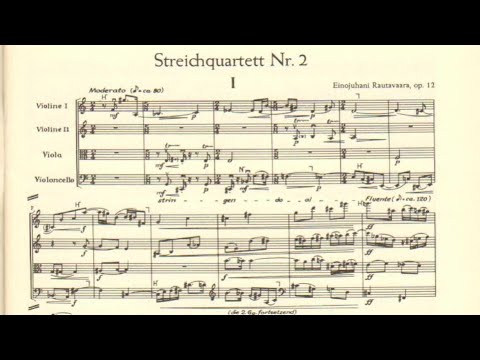 Einojuhani Rautavaara - String Quartet No.2 Op.12 (Jean Sibelius Quartet)
