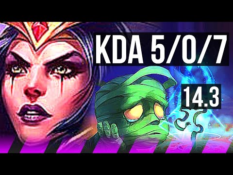 LEBLANC & Senna vs AMUMU & Varus (SUP) | 5/0/7 | EUW Master | 14.3