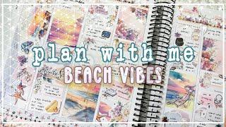 ✧･ﾟbeach vibes ★ ✧ plan with me +･ﾟ✧ papertrailplans
