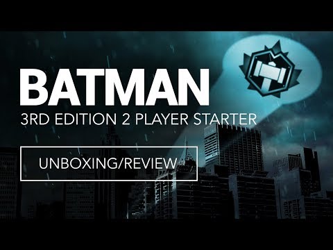 Batman Miniatures Game 3rd Edition 2 player Starter - Unboxing and review