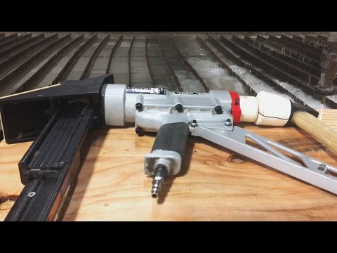A Pneumatic Nail Gun vs 60,000 PSI Waterjet Video