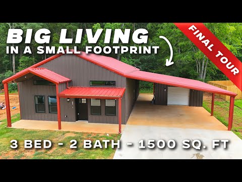 This Compact Barndominium Feels Way Bigger Than 1500 Sq Ft