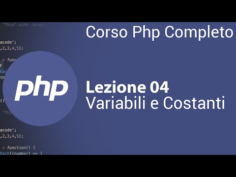 PHP Tutorial 04 - Variables and Constants