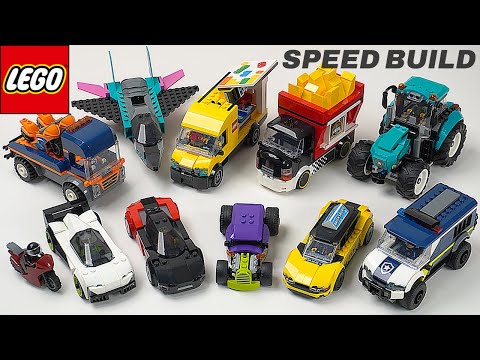COMPILATION Lego City 2026 Vehicle Sets Speed Build