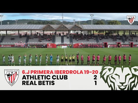 ⚽️ Resumen I Athletic Club 2 – 1 Real Betis I J6. Primera Iberdrola 2019-20 I Laburpena