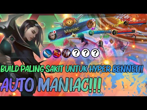 ITEM TERSAKIT UNTUK BENEDETTA!! BEST BUILD AUTO MANIAC!! HYPER CARRY BENEDETTA || MOBILE LEGENDS