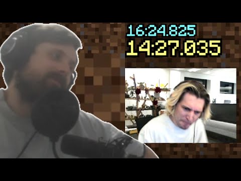 Forsen reagiert auf die Nachricht, dass xQc seinen Minecraft-Rekord gebrochen hat.