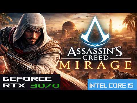 Assassin's Creed Mirage : RTX 3070 FPS TEST | i5 12400f Benchmark All Settings DLSS 1080p