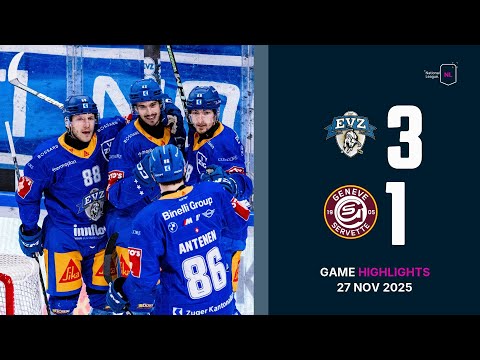 EV Zug vs. Genève-Servette HC - Game Highlights