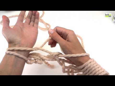 Arm Knit Infinity Scarf (Cowl)