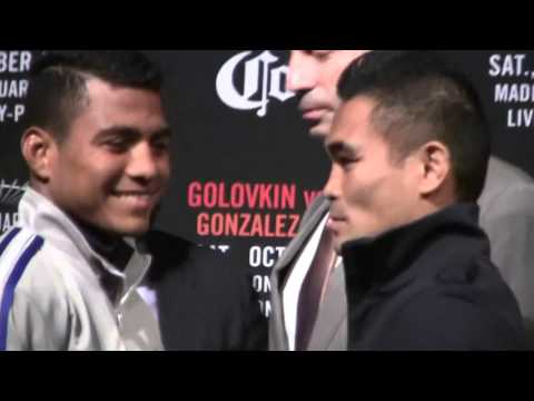 Roman Chocolatito Gonzalez vs Brian Viloria - FACE OFF!