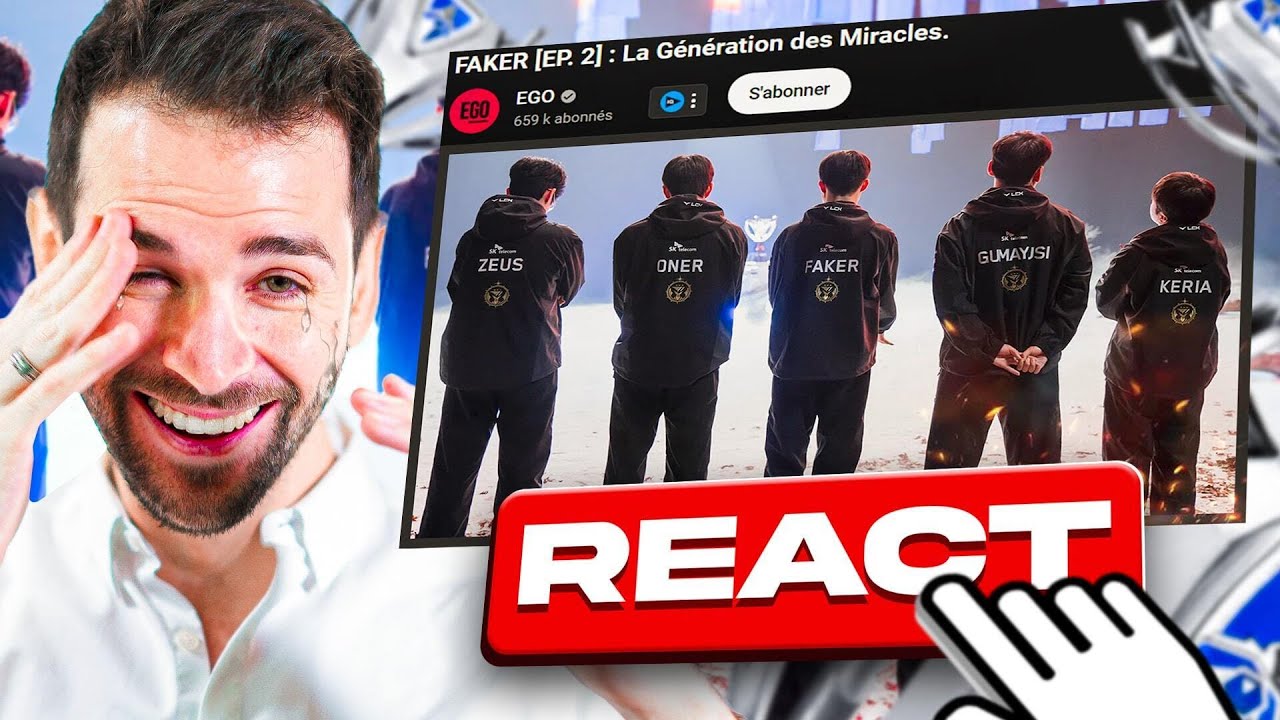 🥹REACT T1 FAKER EGO [EP2]📺SKYYART ÉMU AUX LARMES + ANECDOTES (MERCI INTERNET)