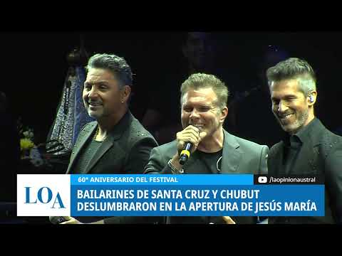 Bailarines de Santa Cruz y Chubut presentes en la gran apertura del Festival de Jesús María 2026