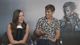 Kaya Scodelario, Brenton Thwaites, Javier Bardem and Geoffrey Rush imagine they're pirates