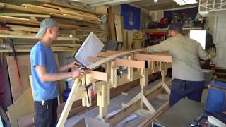 Wooden Boat Build // Part 3: Transom and Keelson