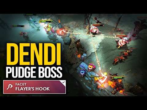 DENDI BOSS is Farming MMR with His Signature Hero Pudge in 7.36b | Pudge Official