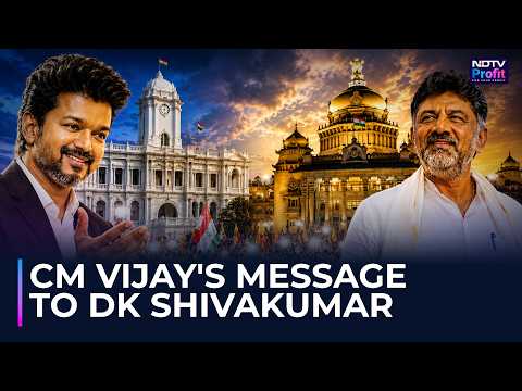 TN CM Vijay Congratulates DK Shivakumar After Karnataka CM Oath | DMK Calls It A Courtesy Greeting
