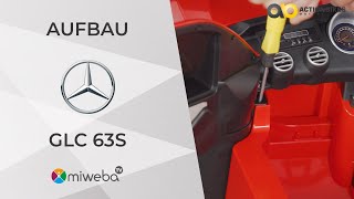 Aufbau: Kinder Elektroauto Mercedes-Benz GLC 63S 🔧 | Aufbauvideo, Montage, Hilfe | Miweba