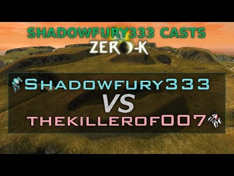 2016/01/05: Shadowfury333(Sh) vs the_killer_of_007(Sp) on Bandit Plains - FPVOD - Zero-K