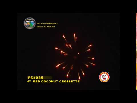 SB100CR02 - 4 INCH SHELL - WIZARD FIREWORKS - PS4035