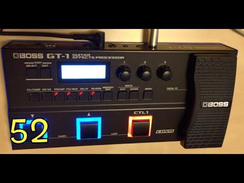 BOSS GT-1 Guitar Effects Processor Preset99個を全部聴いてみよう。