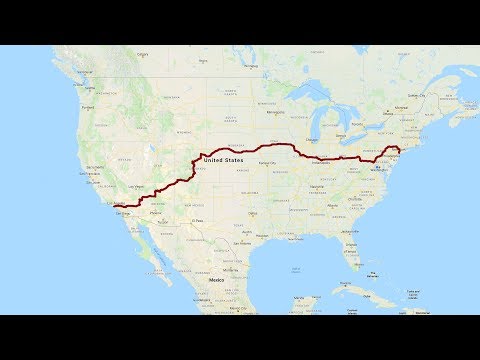 image-How long does it take to get to St Louis to California?