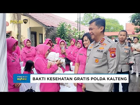 POLDA KALTENG GELAR BAKTI KESEHATAN GRATIS UNTUK MASYARAKAT SAMBUT NATAL 2025