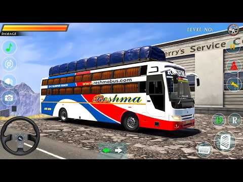 Uphill Bus Simulator 3D - Offroad Mountain Bus Driving - Android Gameplay