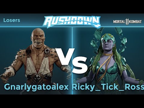 Rushdown 20 - Gnarlygatoalex (Baraka) vs Ricky_Tick_Ross (Cetrion) Losers - MK11