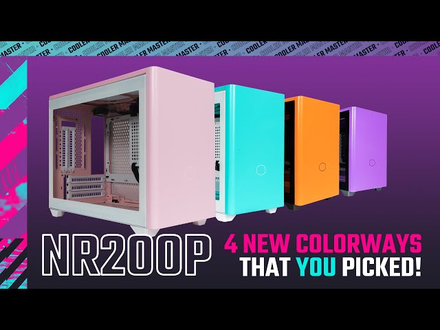 Vỏ Máy Tính Cooler Master MasterBox NR200P Caribbean Blue